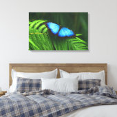 vlinder canvas afdruk (Insitu (Slaapkamer))