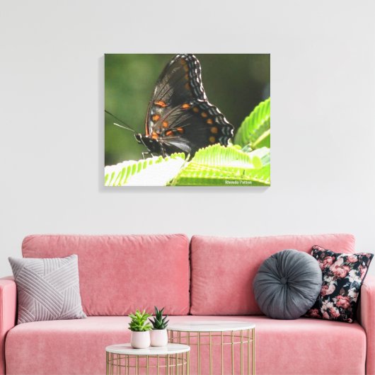 vlinder canvas afdruk (Insitu (Woonkamer))