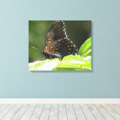 vlinder canvas afdruk (Insitu (Houten vloer))