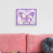 Vlinder Canvas Art Print (Insitu (Woonkamer))