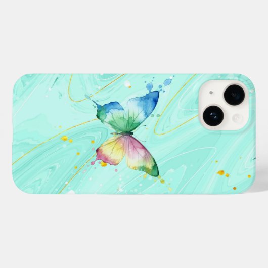 Vlinder Case-Mate iPhone Case (Achterkant (horizontaal))