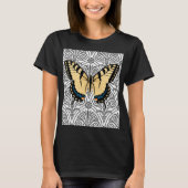Vlinder centrum van aandacht t-shirt (Voorkant)