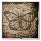  vlinder cerami tegel tegeltje (Voorkant)