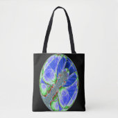 Vlinder Cocon Fractal Tote Bag (Voorkant)