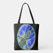 Vlinder Cocon Fractal Tote Bag (Achterkant)