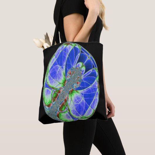 Vlinder Cocon Fractal Tote Bag (Dichtbij)