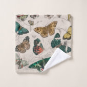 Vlinder Collectie Antiek Vlinders Bad Handdoek (Wasdoekje)