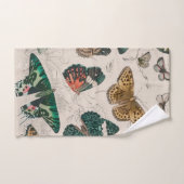 Vlinder Collectie Antiek Vlinders Bad Handdoek (Handdoek)