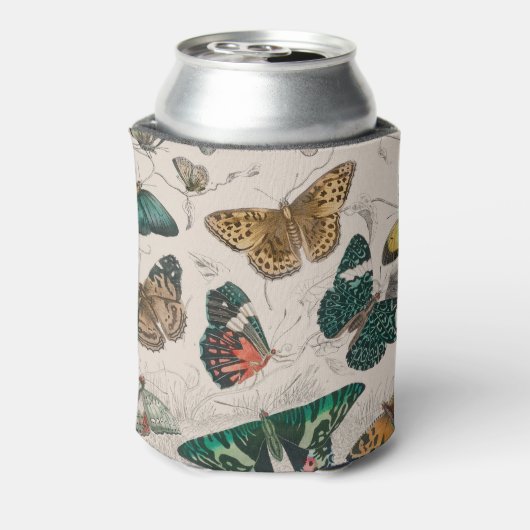 Vlinder Collectie Antiek Vlinders Blikjeskoeler (Blikje Achterkant)