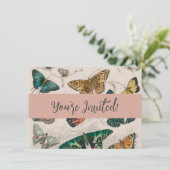 Vlinder Collectie Antiek Vlinders Kaart (Staand voorkant)