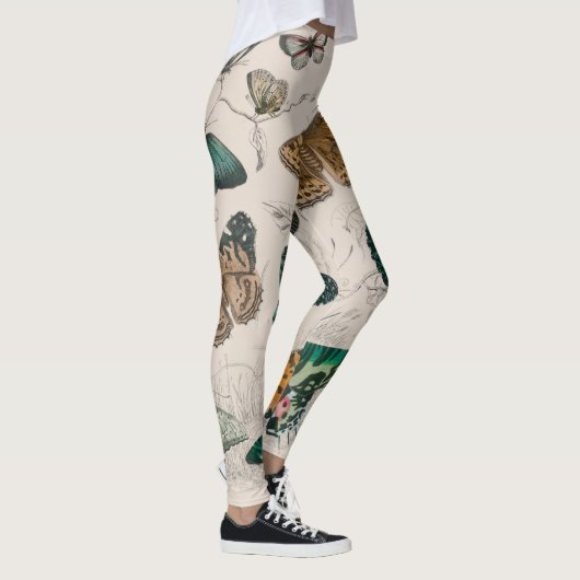 Vlinder Collectie Antiek Vlinders Leggings