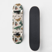 Vlinder Collectie Antiek Vlinders Persoonlijk Skateboard (Voorkant)
