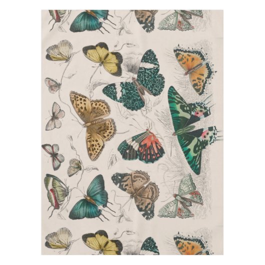 Vlinder Collectie Antiek Vlinders Tafelkleed (Voorkant)