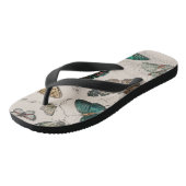 Vlinder Collectie Antiek Vlinders Teenslippers (Schuin)