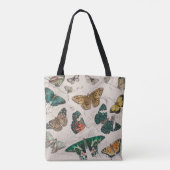 Vlinder Collectie Antiek Vlinders Tote Bag (Achterkant)