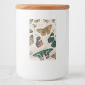 Vlinder Collectie Antiek Vlinders Voedselcontainer Etiket (Voorkant)