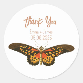 vlinder Dank u Sticker