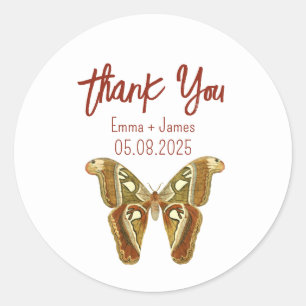 vlinder Dank u Sticker