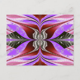 Vlinder dansen in de wind briefkaart