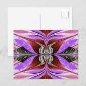 Vlinder dansen in de wind briefkaart (Voorkant / Achterkant)