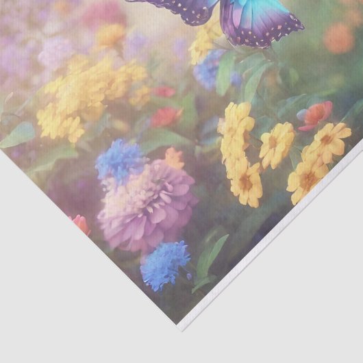  vlinder decoupage tissuepapier (Detail)