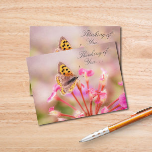 Vlinder Denk Aan Jou  Briefkaart