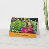 Vlinder- Denk aan Jou (lege binnenkant) Kaart (Voorkant)