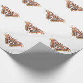 vlinder dier insect geïsoleerd cadeaupapier (Hoek)