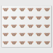 vlinder dier insect geïsoleerd cadeaupapier (Vlak)