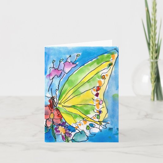 Vlinder door Jeffrey Shutt, Leeftijd 6 Kaart (Voorkant)