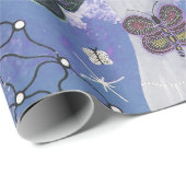 Vlinder dromen Aboriginal inpakpapier (Rol Hoek)