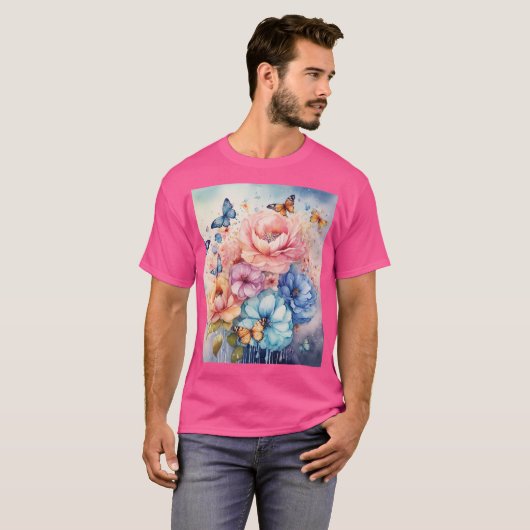 "Vlinder dromen" T-shirt (Voorkant volledig)