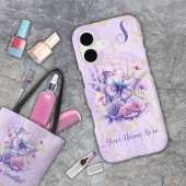 Vlinder droom in het Paarse Case-Mate iPhone Case