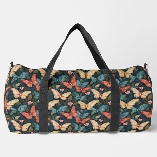 Vlinder Droom Reis Duffel Tas (Voorkant)