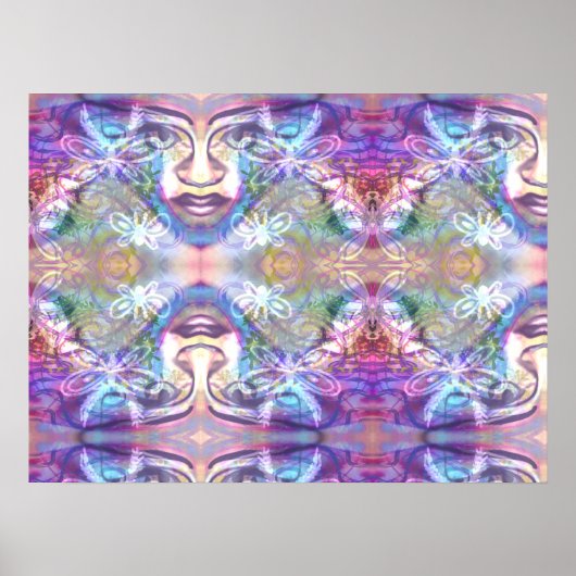 Vlinder Droomdag Kunstprint Poster (Voorkant)