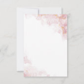 Vlinder Eerste Verjaardag Meisje 1e Dank u kaart (Achterkant)