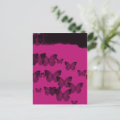 vlinder eeuwigheid briefkaart (Staand voorkant)