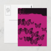 vlinder eeuwigheid briefkaart (Voorkant / Achterkant)