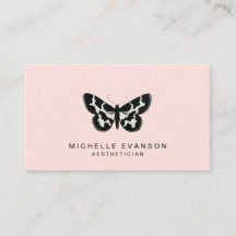  vlinder Elegant Logo Blush Pink
