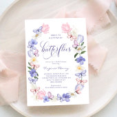 Vlinder Elegant Vrijgezellenfeest Kaart