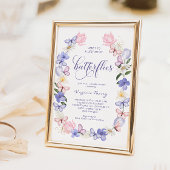 Vlinder Elegant Vrijgezellenfeest Kaart