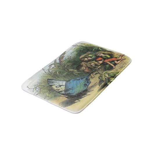 Vlinder Elf Artwork Leuke Elfen Vlinders Badmat (Gekanteld)