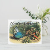 Vlinder Elf Artwork Leuke Elfen Vlinders Kaart (Staand voorkant)