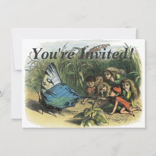 Vlinder Elf Artwork Leuke Elfen Vlinders Kaart (Voorkant)