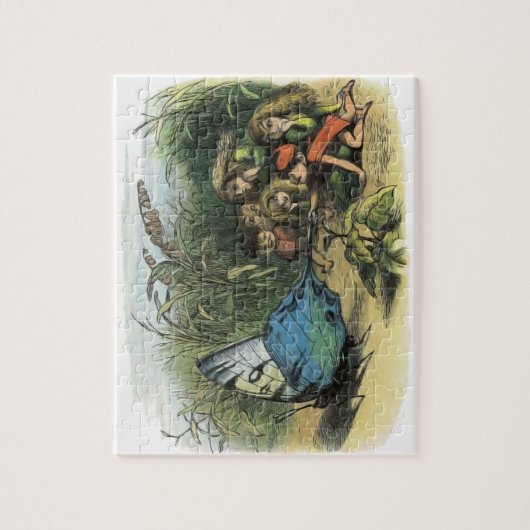 Vlinder Elf Artwork Leuke Elfen Vlinders Legpuzzel (Verticaal)