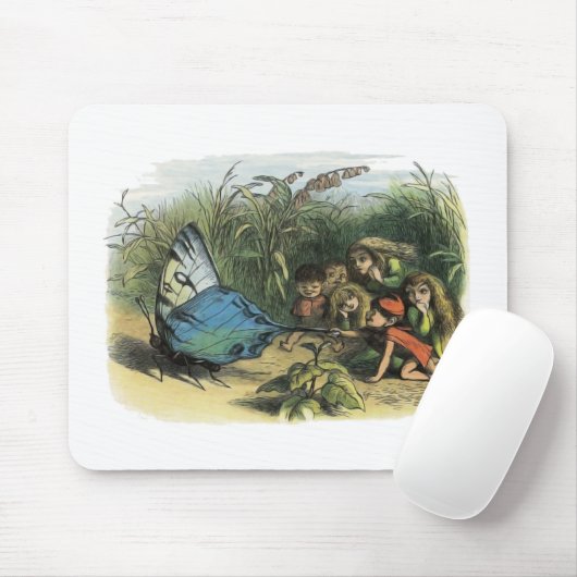 Vlinder Elf Artwork Leuke Elfen Vlinders Muismat (Met muis)