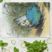 Vlinder Elf Artwork Leuke Elfen Vlinders Theedoek (Gevouwen)