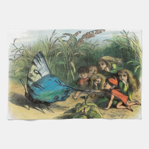 Vlinder Elf Artwork Leuke Elfen Vlinders Theedoek