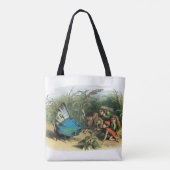 Vlinder Elf Artwork Leuke Elfen Vlinders Tote Bag (Achterkant)