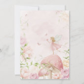 Vlinder Elf Bosbloemen Bedankkaart (Achterkant)
